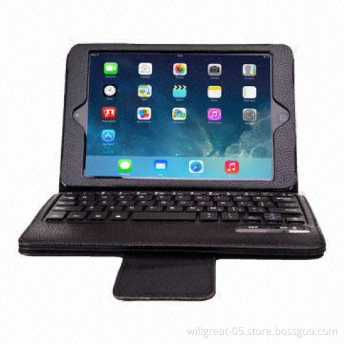 Wireless Bluetooth Keyboard Case for iPad Mini 2 with Stand Function
